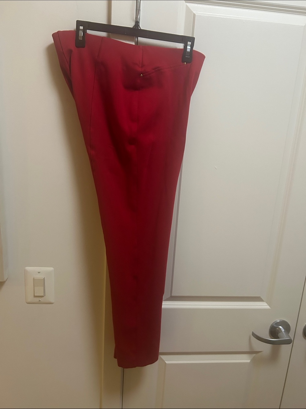 Rafaella Women’s Red Slim Comfort Ponte Knit Pants 12 - Picture 6 of 6